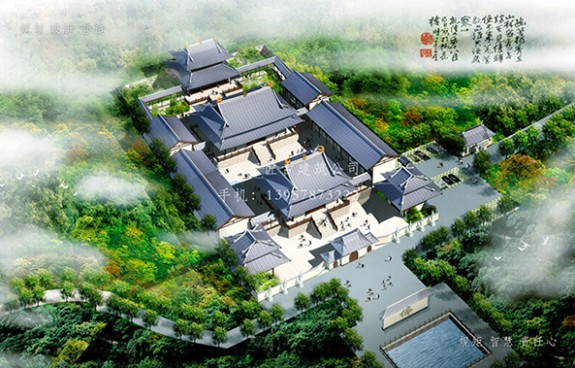 嘉兴等地寺院规划装修案例：古建施工分享