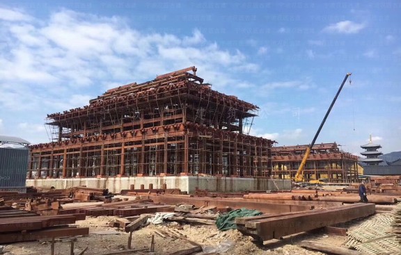 古建筑公司制作道观设计效果图，并完成宫观施工及预算