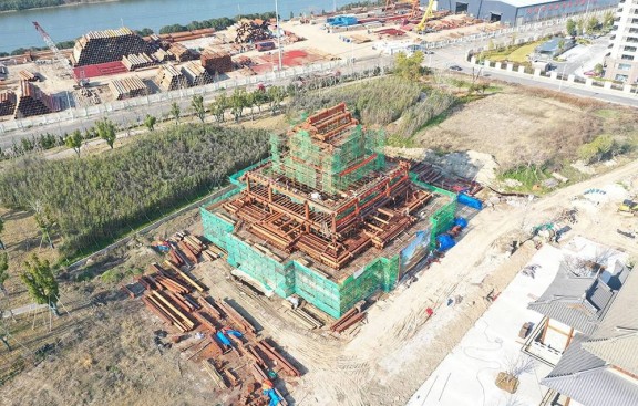 寺院加固布局设计与装修，效果图，加固寺院建筑基础