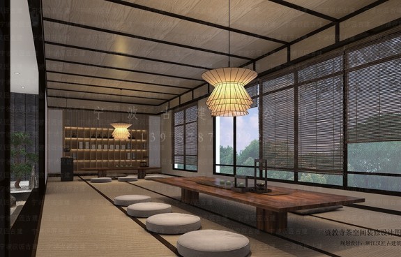 寺院景观小品设计，经幢、香炉等传统元素应用