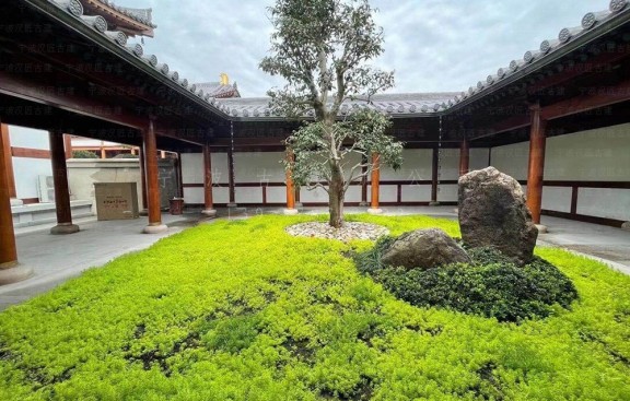 提供道观升级平面图与鸟瞰图，装修装饰及方案，升级道教建筑功能