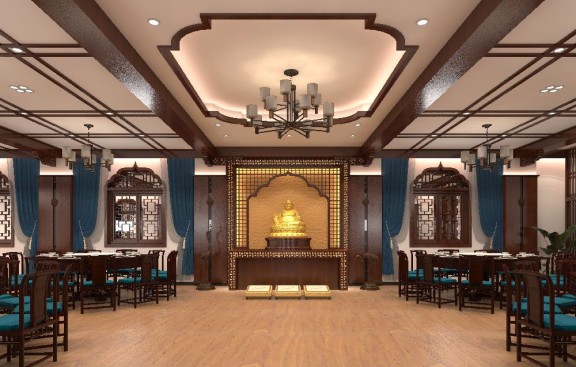 桐庐古建设计团队，承接桐庐仿古寺庙鸟瞰图制作与施工图绘制