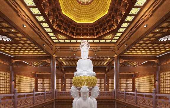 承接山东道教宫观仿古建筑项目，淄博一体化设计与施工团队全程服务