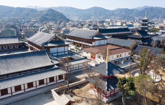 道观设计效果图与布局优化，古建筑公司总包施工并报预算