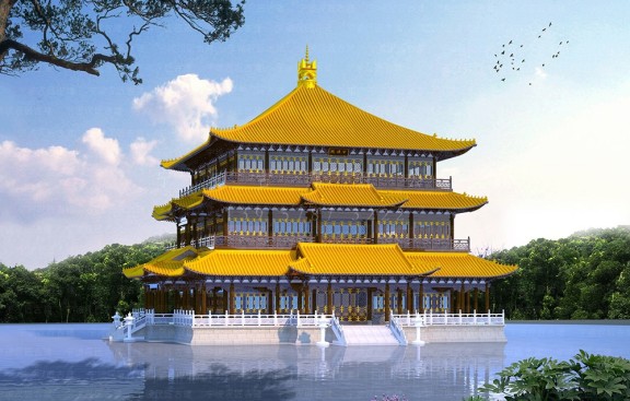 道教建筑设计 布局优化，总包施工并报预算