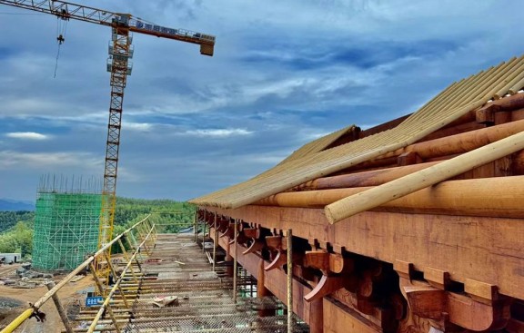 嘉兴古建筑设计工作室，承揽嘉兴仿古寺院规划布局效果图