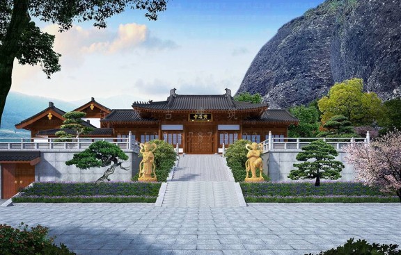 南通古建设计团队，提供南通寺庙建筑施工图服务与装修装饰方案