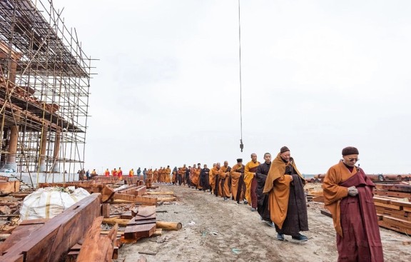 古建筑圆柱础，圆形平面的柱础形式与应用