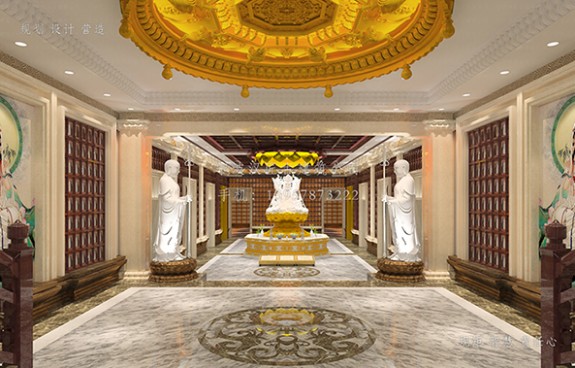 寺庙设计效果图合集，古建公司作品欣赏与解析