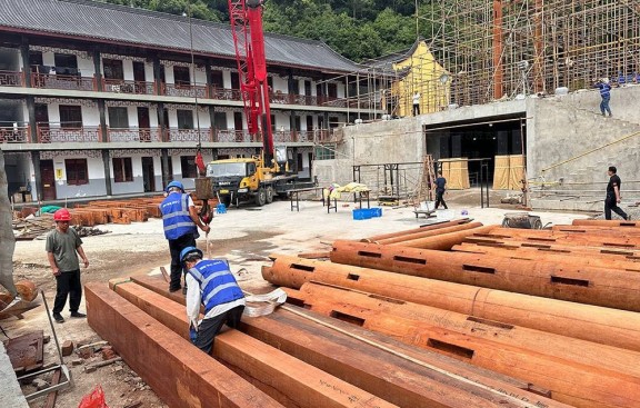 从宫观修缮设计效果图到装修落地，一站式报方案，修缮道教建筑细节