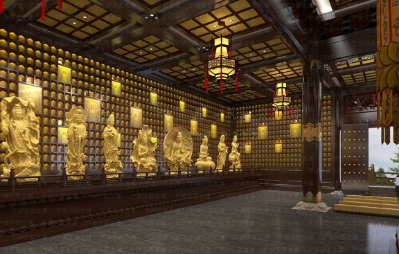 衢州古建筑设计中心，承接衢州寺院仿古建筑装修与施工图设计