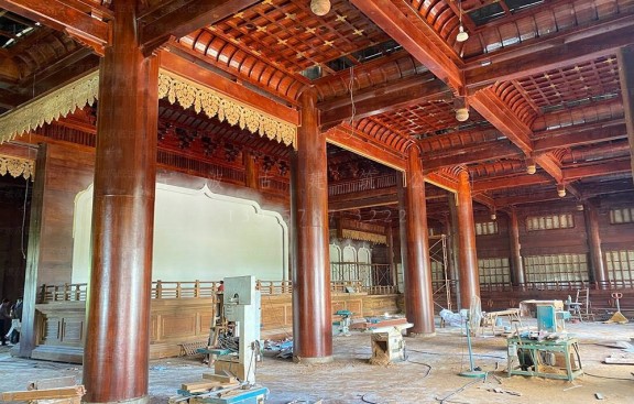 道观扩建平面图与效果图，施工，扩建道教建筑范围