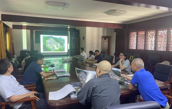 江西道观古建鸟瞰效果图，鹰潭设计与施工队伍匠心呈现