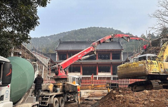 新昌古建专业设计院，承接新昌仿古寺庙鸟瞰图设计与施工图绘制