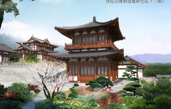 总包道观项目，道教建筑设计效果图、施工图、预算