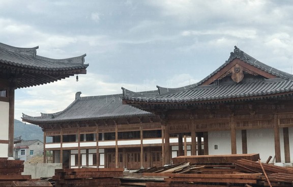 古建筑公司总包道观工程，设计效果图、施工图、预算全含