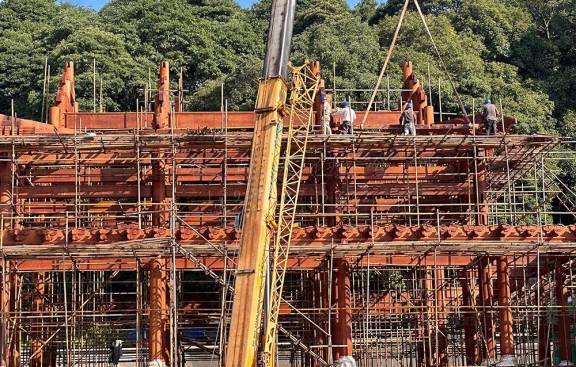 福建道教建筑群装修装饰工程图，三明设计与施工公司专业绘制