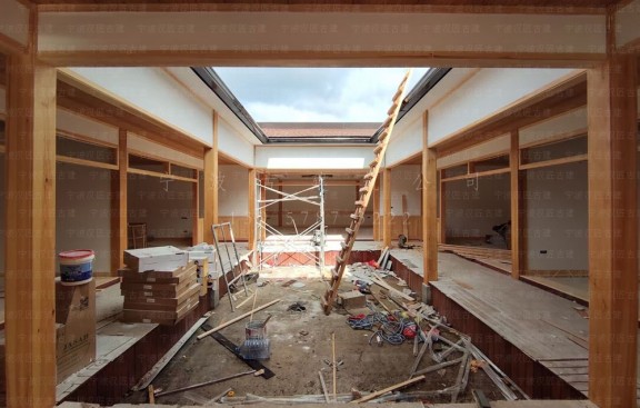 古建筑公司制作小型道观平面图，并完成大型项目装修及预算