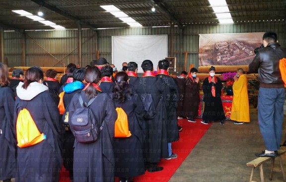 古建筑公司出具小型宫观施工图，并完成大型项目鸟瞰图及预算