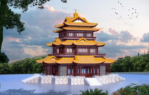 河南道观仿古建筑修缮，新乡设计与施工团队经验丰富