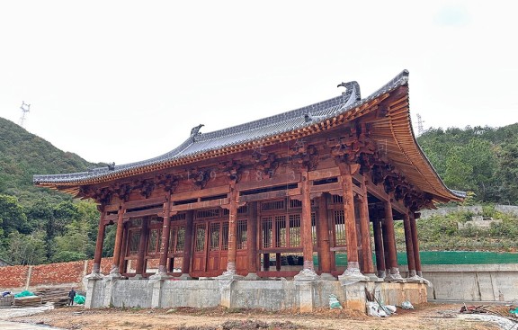 陕西道观整体效果图制作，韩城设计与施工团队匠心出品