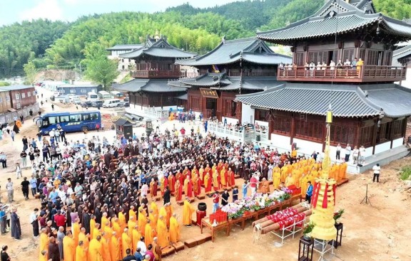 寺院布局景观设计，美化环境打造绿色场所