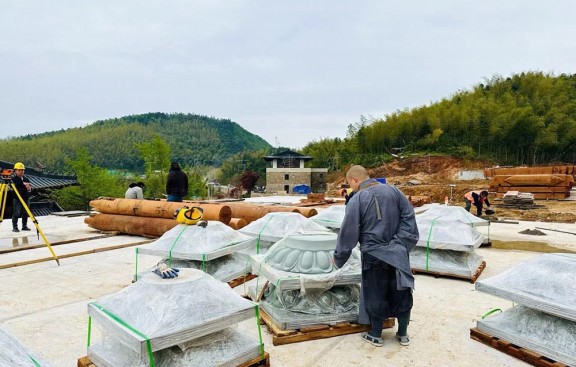 临海古建专家设计团队，提供临海仿古寺庙施工图与鸟瞰效果图