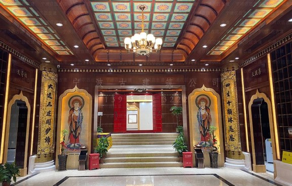 从设计效果图到鸟瞰图，古建筑公司总包小型道观平面图并方案