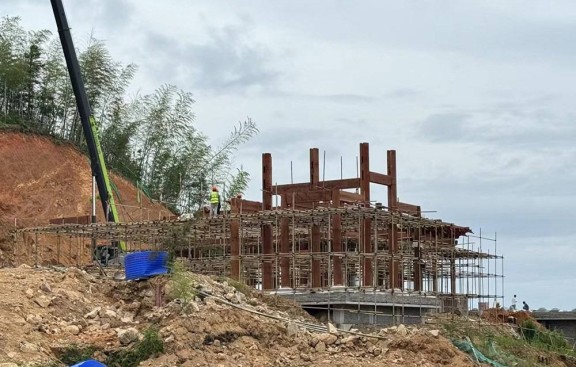 海南道观建筑规划图，澄迈设计与施工一体化专家专业绘制